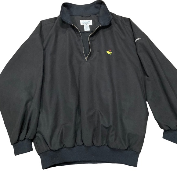 MASTERS COLLECTION Other - Masters Tournament black size medium 1/4 zip pullover windbreaker golf shirt.